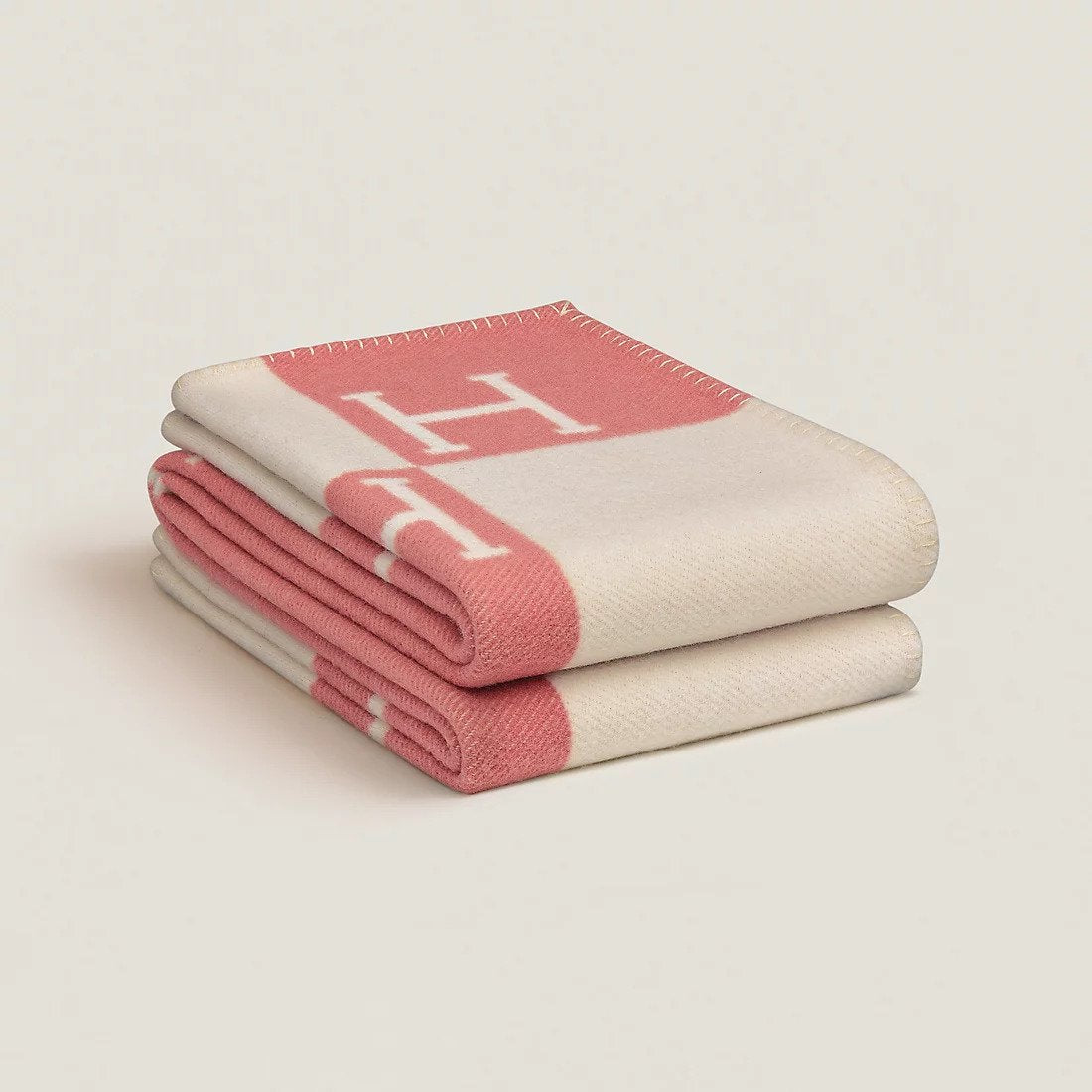 Wool-Cashmere Throw Blanket – Soft Classic Check Pattern 4