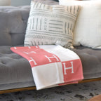 Wool-Cashmere Throw Blanket – Soft Classic Check Pattern 9