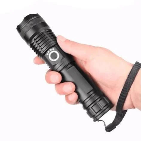XHP50 Flashlight 90000 Lumens — Zoomable Waterproof LED Torch 3