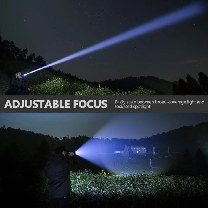XHP50 Flashlight 90000 Lumens — Zoomable Waterproof LED Torch 5